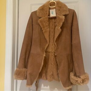 Genuine Rabbit Fur Jacket from Japan size XS